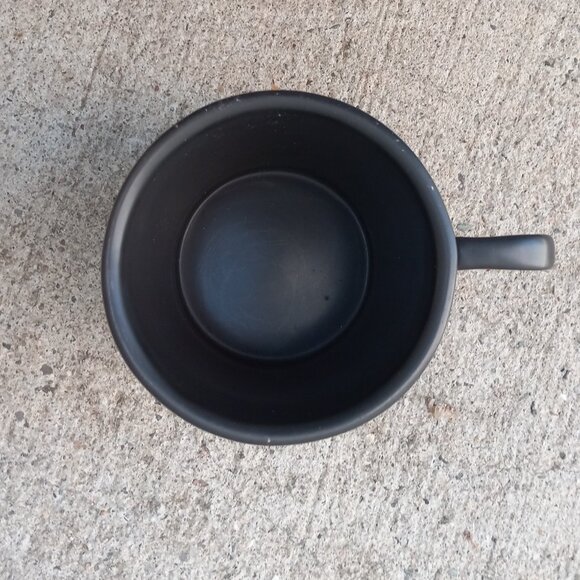 Anthropologie Black Mug with White Monogram - Coffee Mug with Initial "L" - Picture 13 of 13